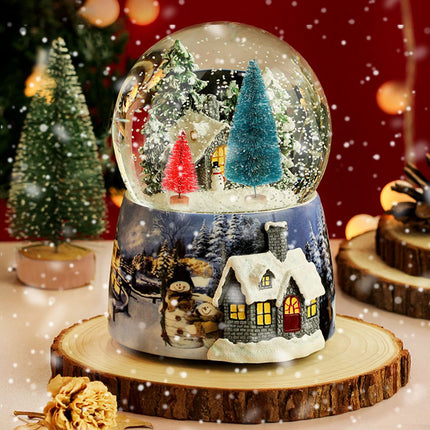 ONESING 50 Pcs Mini Xmas Tree, Bottle Brush Trees with Wooden Base Artificial Small Christmas Pine Tree 5 Sizes Tiny Pine Tree Christmas Sisal Snow Trees for Home Tabletop Christmas Decorations