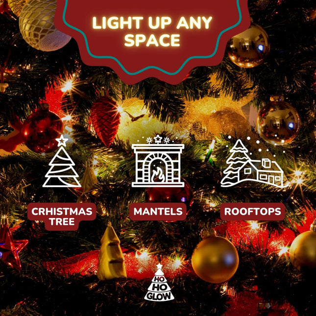 White LED Christmas Lights, 300 Bulb Strand 67FT, Indoor and Outdoor Safe Holiday Decorations, Display on Trees, Interior Decor, or Rooflines, Connectable (300)