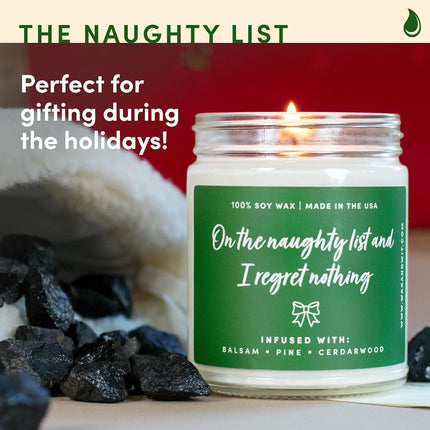 WAX & WIT Christmas Candles Scented, Christmas Tree Candle, Pine Scented Candle, Holiday Candles, Winter Candles, Christmas Scented Candles, Holiday Candle Scented, Balsam and Cedar Candle – 9oz
