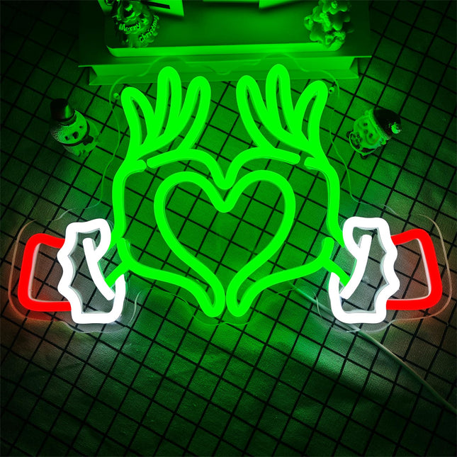 Christmas Neon Sign Dimmable Christmas Neon Lights Christmas Led Neon Signs for Wall Decor Merry Christmas Neon Sign for Kids Room Xmas