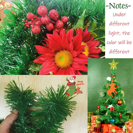 50 Feet Green Tinsel Garland,Artificial Christmas Pine Decorative Garland,Garland Decoration for Christmas Decor Holiday Wedding Decoration