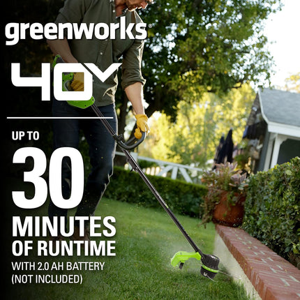 Greenworks 40V 14 inch Brushless Cordless String Trimmer, Tool Only, ST40L00
