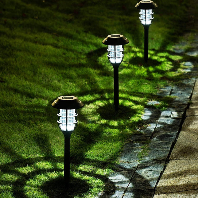 Solpex Solar Lights For Outside, Solar Outdoor Lights 8 Pack, Up To 10 Hrs Auto On/Off Garden Lights Waterproof, Solar Powered