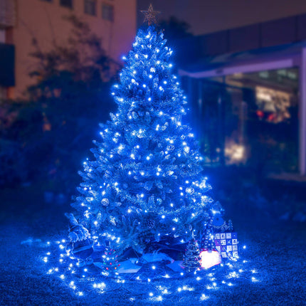 120LED 49FT Fairy String Lights with Remote and USB Powered, 8 Modes for Indoor and Outdoor Decorations (Blue)