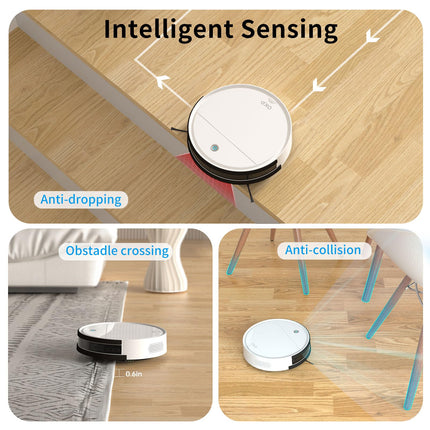 Okp Robotic Vacuum Cleaner, Wifiappalexa, Robot Vacuum Cleaner With Schedule, Efficient Filtration System, Selfcharging, Slim Design, Quiet, Perfect For Hard Floors, Pet Hair, Carpets