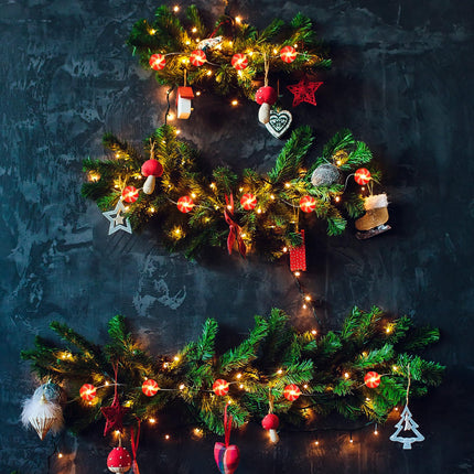 Bencailor 3 Pack Christmas Candy String Lights Christmas Tree Decorative Lights Red Lollipop String Lights Hanging Tree Yard Porch Balcony Lights Waterproof for Christmas Tree Party Wedding