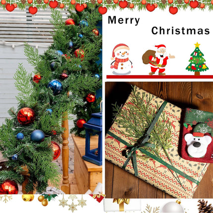 100 PCS Artificial Pine Branches Faux Pine Sprigs Leaves Christmas Decoration Fake Christmas Greenery Stems Plastic Pine Picks -for DIY Craft Festive Home Decor(Green-100PCS)