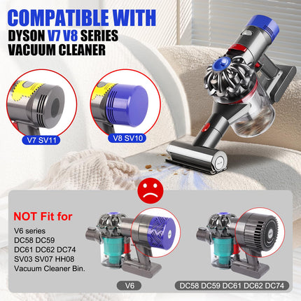 Uniqus Dust Bin Lid Compatible With Dyson Vacuum Cleaner V7 V8 Models Dust Bin Door Partsdirt Cup Liddust Bucket Coverdust Box Liddust Collector