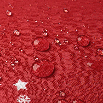ROYGROW 60 Inch Round Christmas Snowflake Tablecloth with Tree Decorations Washable Table Cover for Festive Party Picnic Dinner Decor