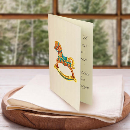 Freshcut Paper Pop Up Cards, 3D Popup Greeting Cards, Birthday Cards, Note Card & Envelope, 15" Christmas Tree