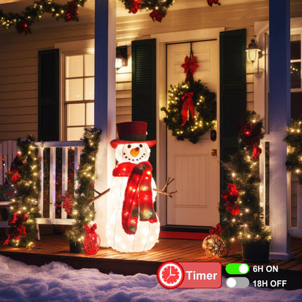 200 LED 66ft Christmas String Lights Battery Operated, Battery Christmas Lights with Remote Timer Outdoor Fairy Lights for Wreath Party Xmas Trees Decor (Warm White)