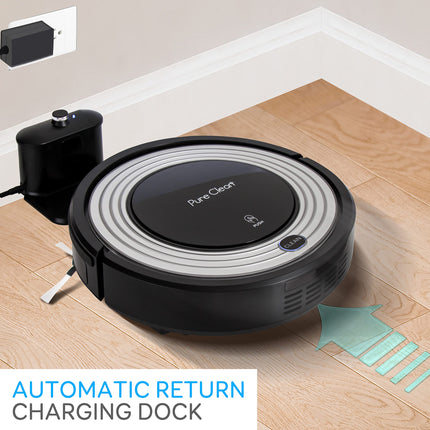 Serenelife Automatic Programmable Robot Vacuum Cleanerrobotic Auto Home Cleaning For Clean Carpet Hardwood Floor W Self Activation And Charge Dockpet Hair & Allergies Friendlypureclean Pucrc96B.8