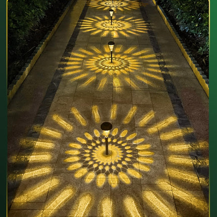 ROOR Ultra Bright Solar Lights 16 Pack, Outdoor Solar Pathway Lights, Warm White Yard Lights, IP67 Waterproof LED Garden Lights for Path Backyard Christmas Lawn Landscape Decorative