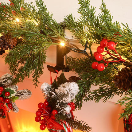 3 Pack Christmas Stockings Holder Hanger,Metal Hooks for Hanging Christmas Stockings,Stocking Holders for Mantle for Christmas Decorations