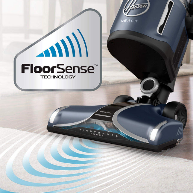 Hoover Uh73510 React Powered Reach Plus, Blue
