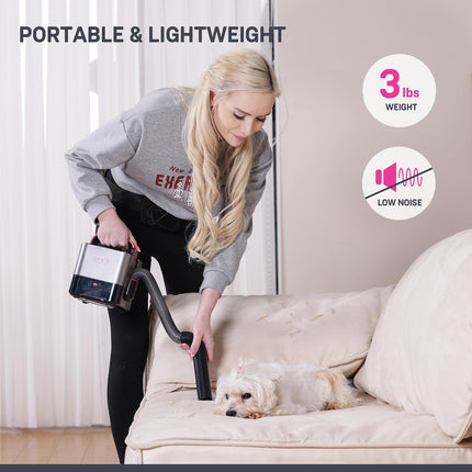 Floof Hand Vacuum Cordless Retractable, 17000 Pa Pet Hair Vacuum With 2Speed, Compact And Portable Vacuum For Car, Cube Vac, 20V Powershare dom Battery And Charger Included