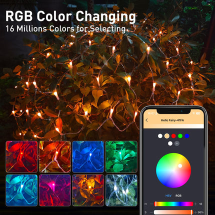 Smart Net Lights Outdoor APP Programmable, 3 Pack 150 LEDs 4 x 6 ft Christmas Net Lights for Bush, 58 Modes Dimmable Connectable RGB Mesh Lights for Xmas Bushes Diwali Decorations for Home Schedule