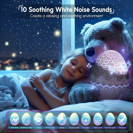 Rossetta Star Projector, Galaxy Projector LED Lights for Bedroom, Remote Control & White Noise, Night Light for Kids Room, Adults Home Theater, Party, Room Decor, for Christmas, Birthday