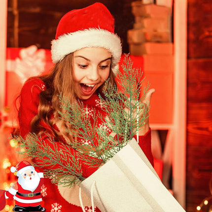 100 PCS Artificial Pine Branches Faux Pine Sprigs Leaves Christmas Decoration Fake Christmas Greenery Stems Plastic Pine Picks -for DIY Craft Festive Home Decor(Green-100PCS)