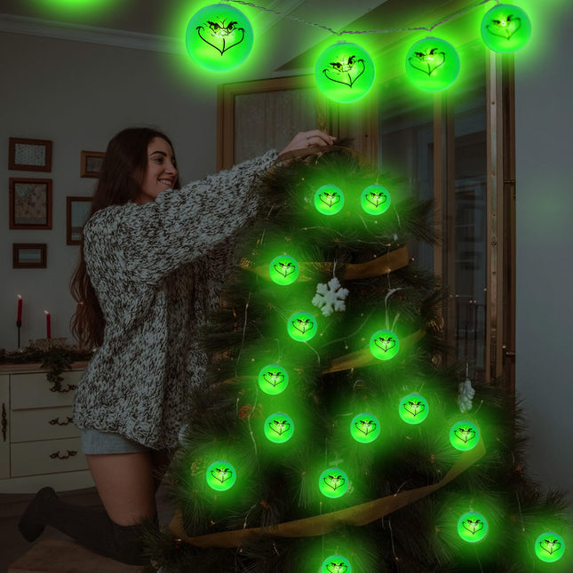 30PCS Christmas Decorations String Lights ，13.1FT Christmas Decor for Tree Topper Ornaments Birthday Party Indoor Outdoor Garden Stockings Stuff