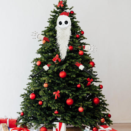 Department 56 Possible Dreams Disney The Nightmare Before Christmas Santa Jack Tree Topper Set, 12 Inch, Multicolor