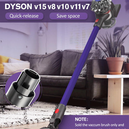 Vacuum Attachments For V15 V8 V7 V10 V11, Hardwood Floor Attachment, Soft Roller Brush Head With Led Light, 00103A