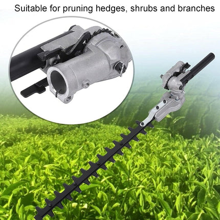 Electric Hedge Trimmer Head, 26mm 9 Teeth Hedge Trimmer Head Attachment Double Edge Blade Accessory for Brush Cutters Trimmer