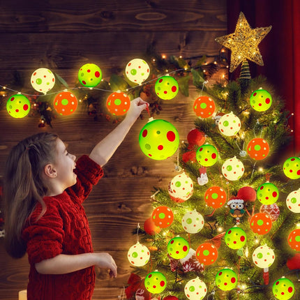 [Timer] Battery Operated Christmas Lights, Christmas Decorations for Tree, 10 FT 20 LED Waterproof Christmas Lights for Christmas Tree Wreath Window Wall Home Indoor Outdoor Decor
