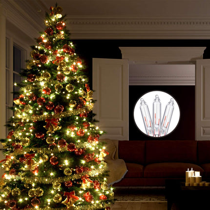 Frienda 1.13 Lumen, 2.5 Volt Mini Christmas Replacement Light Bulbs Clear Glass Light Bulbs for Christmas Trees, 0.42 Watt, 170 MA (600)