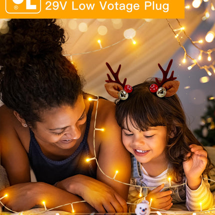 shineshine Christmas Lights 295FT/900LED, Waterproof Outdoor String Lights with Remote and Timer, 8 Modes Dimmable Fairy Lights for Indoor Outside House (Warm White)