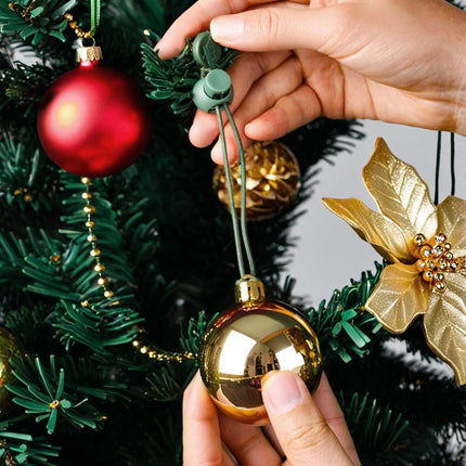 Christmas Ornament Hooks – Essential Christmas Tree Decorating Hangers Great Xmas Ornament Hooks for Hanging Christmas Decorations 35 PCS(Green)