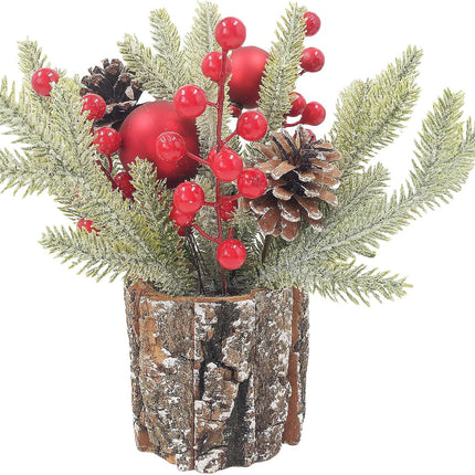 MYUPDALIN Small Christmas Tree, Tabletop Mini Christmas Tree Decorations, Artificial Christmas Decorations, Holiday Decorations for Home Christmas and Party Decorations