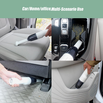 Handheld Vacuum Cordless, Mini Car Vacuum Cleaner High Power, Hand Held Vacuum Usb Rechargeable, Keyboard Wireless Handheld Vacuum For Car Home Office White