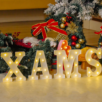 Light Up Letters, Led Letters Lights 26 Alphabet, Decorative Lighted Letters, Battery Powered Led Marquee Light Up Letters for Party, Bar, Night Light, Home Decor(Letter I)