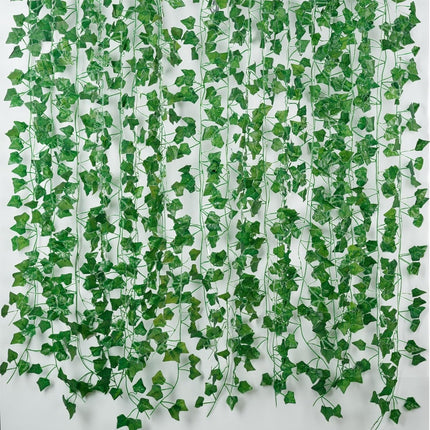 Fake Vines for Room Decor(24Pack168Ft) Aesthetic Artificial Plant Ivy Leaves Hanging Greenery Garlands for Home Bedroom Wall Wedding Christmas Party Office patio Indoor, Outdoor Garden Décor