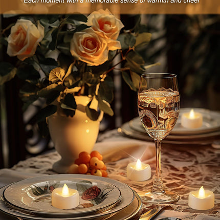 BEICHI Flameless Candles, 12/24/50/100/150 Pack Tea Lights Battery Operated, No Flickering Votive Candles LED Tea Lights for Halloween Christmas Wedding Home (150 Pack, Warm White)