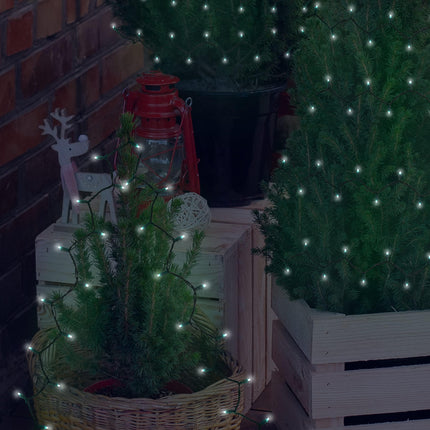 Holiday Essence Mini LED Green St. Patrick’s Lights Set, 60 5mm Wide Angle Christmas String Lights Green Wire, Indoor Outdoor Décor for Home Patio Garden Decorations, UL