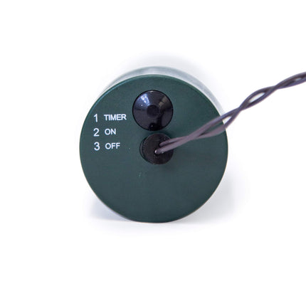Elf Logic 12” Outdoor/Indoor LED Christmas Light Ball with Automatic Timer. Durable, Waterproof, Long-Lasting, Lightweight Bright Light Ball. Warm LED Lights for Holiday Decor, Patio, Wedding Decor