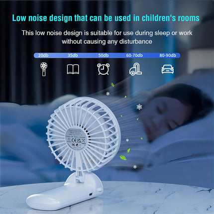 Handheld Fan, Mini Portable Fan With Lanyard，4 Speeds Level Personal Fan, 180 Degree Foldable Desk Fan For Travel Outdoor Office