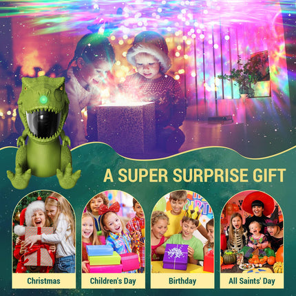 Dinosaur Galaxy Projector, Star Projector with Timer and Remote, Dinosaur LED Nebula Night Light for Kids, Adults, Room Decor, s for Birthdays, Halloween, Christmas