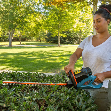SENIX HTX5-M-0 22 Inch 58V Cordless Hedge Trimmer, Bare Tool, Blue