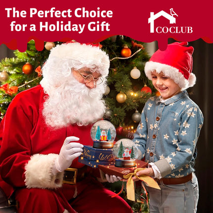 27 Pieces Mini Resin Christmas Ornaments, Miniatures Figures Tiny Decor, Santa Claus Snowman Christmas Tree Reindeer s for Snow Globe Xmas Home Party Cake Toppers Décor (27)