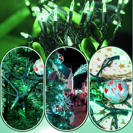 Boltigen Green Christmas Lights Halloween Lights, 75 Led Soft Twinkle Lights, 37 of 75 Lights Twinkle, UL 28 Ft Waterproof Plug-in Twinkling Lights Indoor Outdoor Decoration