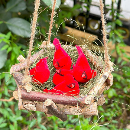 12 Pack Small Cardinals Tiny Cardinals Mini Cardinal Red Birds for Crafts Artificial Birds with Clip on Christmas Tree Decorations Yard Patio Home Decor Cardinal Ornaments