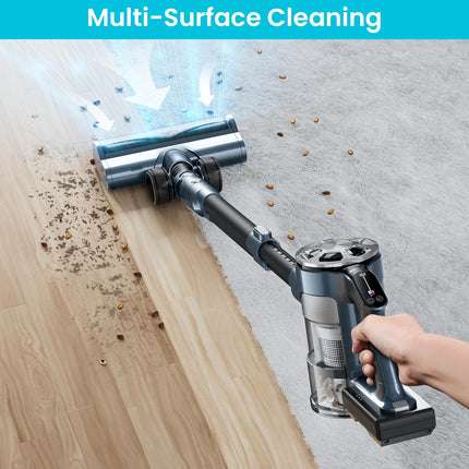Belife S11 Cordless Vacuum Cleaner, 35Kpa Stick Vacuum Cleaners For Home, Up To 50Mins Runtime With With Antihair Tangle, Handheld Wireless Vaccum For Hardwood Floors, Carpet, Pet Hair