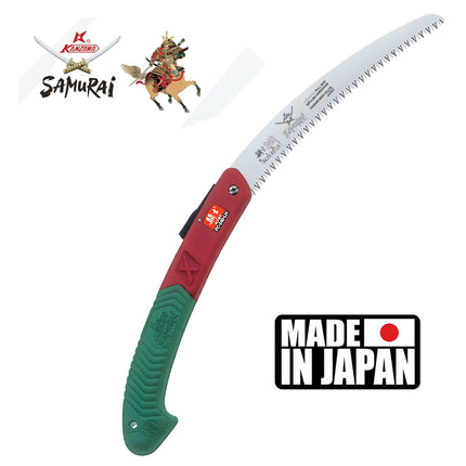Samurai KISI FC-240-LH / 9 1/2" (24cm) Folding Curved Blade Saw Made in Japan