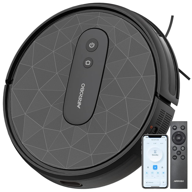Airrobo Robot Vacuum Cleaner With 2800Pa Suction Power, App Control, 120 Mins Runtime, Selfcharging Robotic Vacuum Cleaner For Low Carpet, Pet Hair, Hard Floors, P20