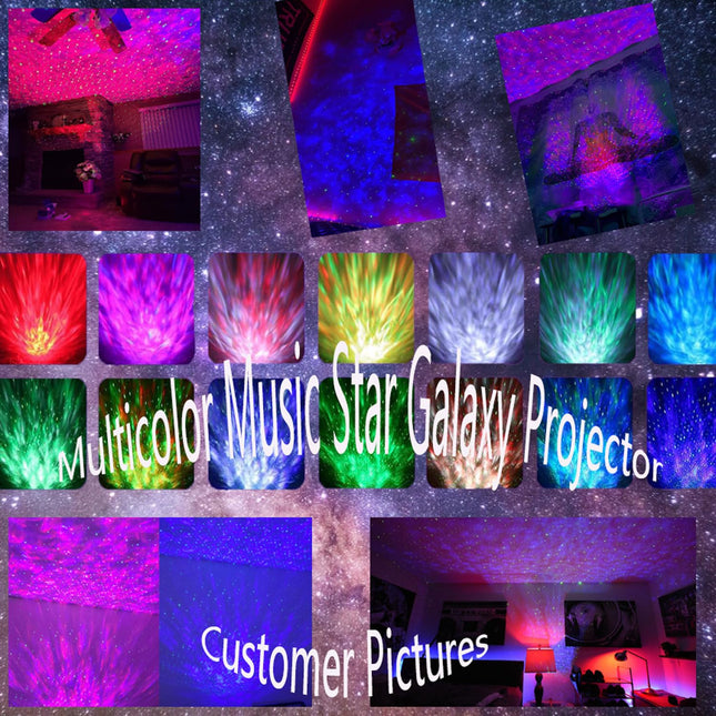Galaxy Projector,Star Projector with Timer and HiFi Music Built-in Speaker,Multiple Colors Projections Star Projector Light for Bedroom Home Decor Party,Space Galaxy Light Projector s for Adults
