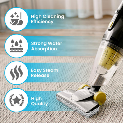 4 Pack Steam Mop Pads For Bissell Powerfresh Steam Mop 1940 1440 1544 1806 2075 Series, Model 19402 19404 19408 19409 1940A 1940F 1940Q 1940T 1940W B0006 B0017, Reusable Cleaning Pad 2+2