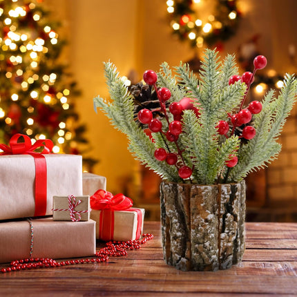 MYUPDALIN Small Christmas Tree, Tabletop Mini Christmas Tree Decorations, Artificial Christmas Decorations, Holiday Decorations for Home Christmas and Party Decorations